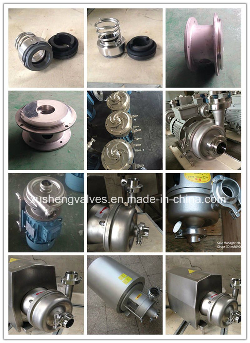 Sanitario de acero inoxidable con bomba centr&iacute;fuga del motor ABB