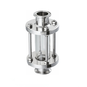 Mirilla recta tipo abrazadera de acero inoxidable sanitario