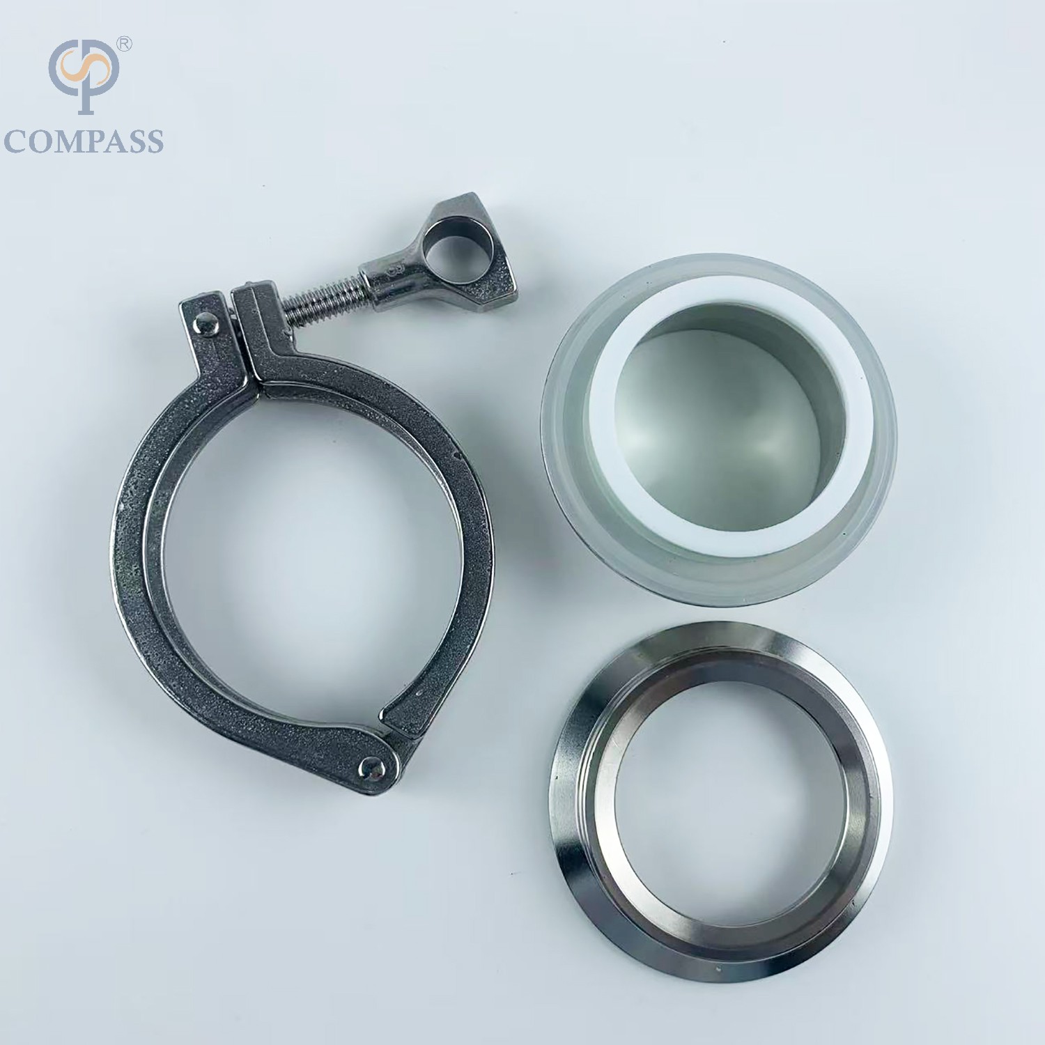 DN15 SS304 VIDRIO SANIitario de acero inoxidable