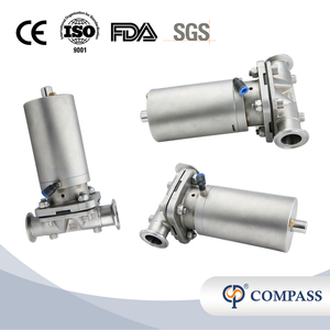 1/2 pulgada 12.7 mm de alta calidad Higiénica Higiénica Acero inoxidable SS316L SNUMADO SMS DIAFRAGM VAVLE 