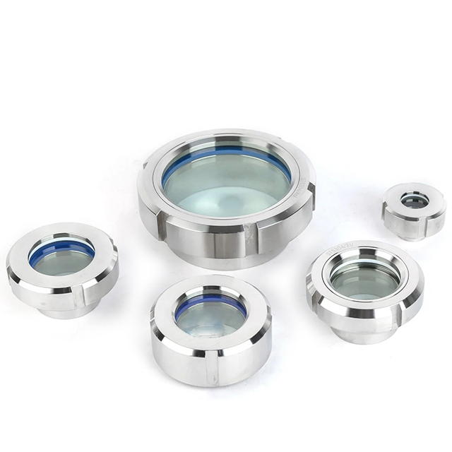 Vidrio de vista de luz LED de unión sanitaria de acero inoxidable