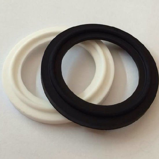 Junta sanitaria de Viton de abrazadera triple de 12"