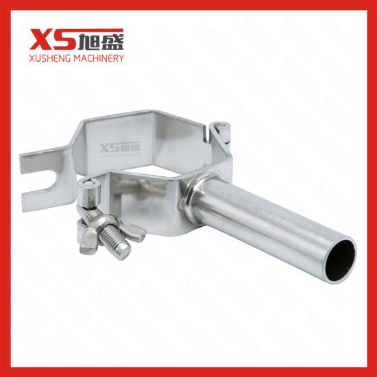 Colgador de tubo hexagonal de acero inoxidable con tubo