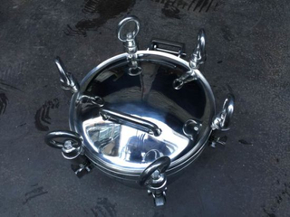 Manway de presión circular de 200 mm con 6 ruedas manuales