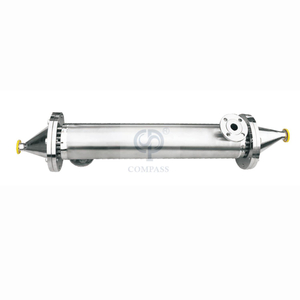 Intercambiador de calor de placa de paso de carcasa única de paso de tubo único SS316L de acero inoxidable sanitario