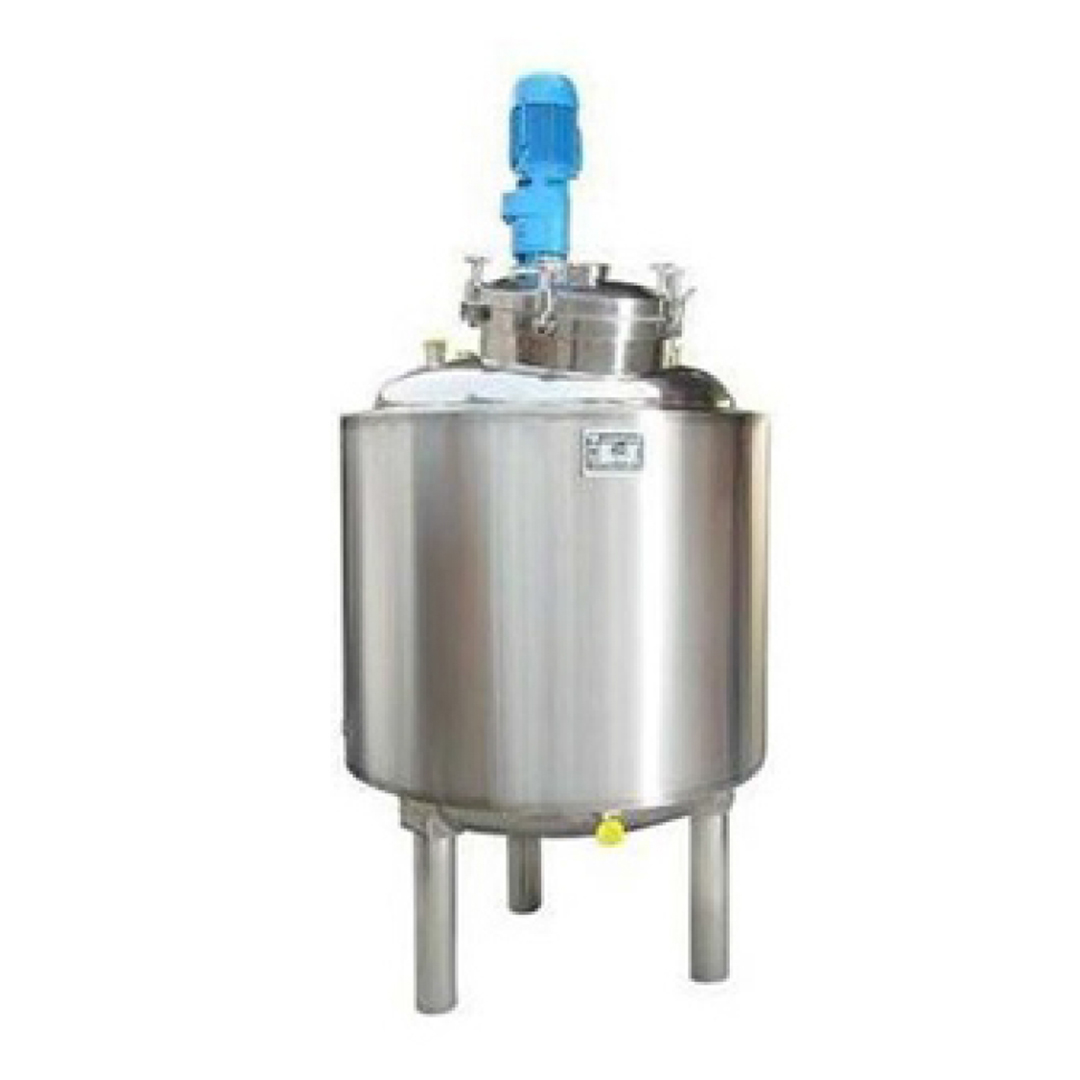 Tanque de emulsificación de alto cizallamiento de una sola capa de acero inoxidable SS316L de 500L con buena calidad 
