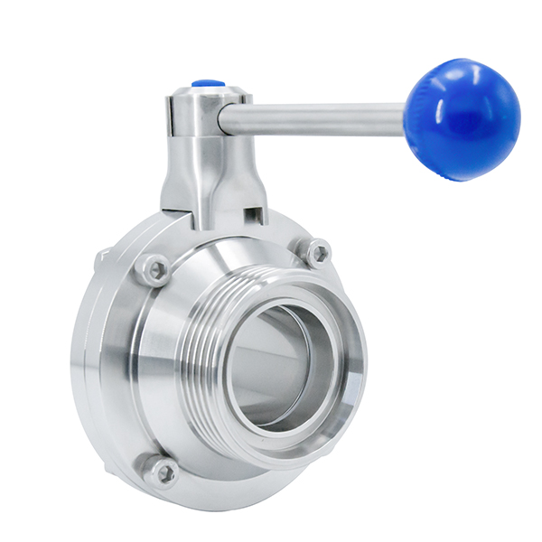 Válvula de control industrial sanitaria de acero inoxidable 304 Precio válvula de bola tipo mariposa para cerveza, bebidas y productos lácteos