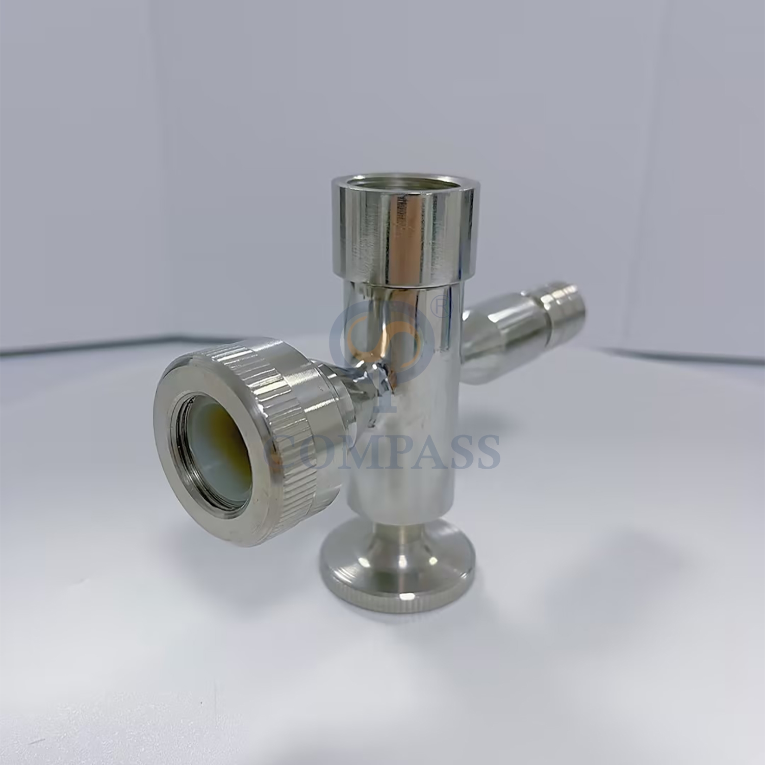 Válvula de nivel de líquido de alta calidad, 1/2 pulgadas, acero inoxidable sanitario SS316L BSPP, medidores de nivel inferior de hilo femenino para tanques de almacenamiento