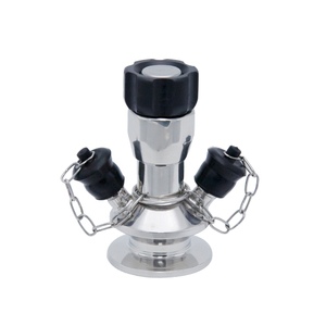 Válvulas de muestreo aséptico para microbiología de acero inoxidable SS316L