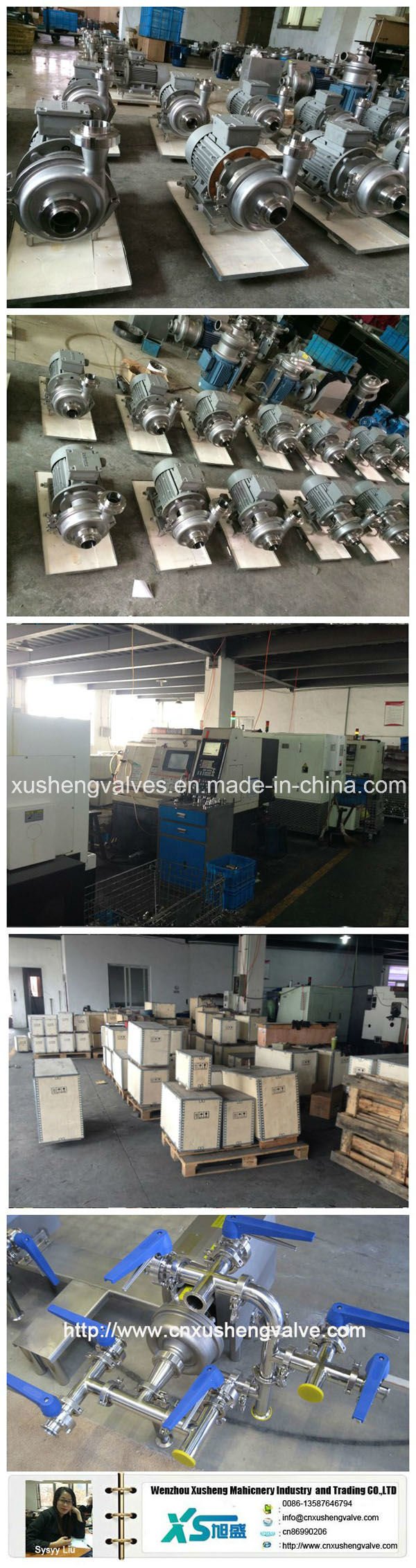 Bomba centr&iacute;fuga higi&eacute;nica higi&eacute;nica sanitaria SS304