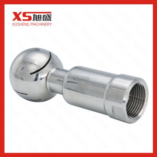 "Ss304 Saneamiento de acero inoxidable Rosca hembra Tanque CIP Spray Ball"
