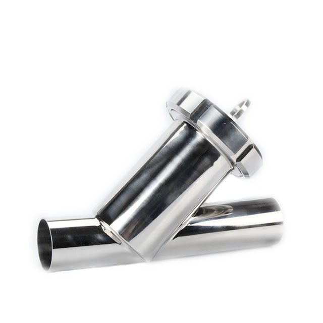 Colador de filtro de tipo recto de soldadura sanitaria 304 316L