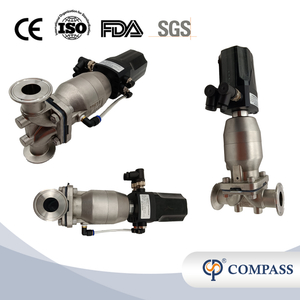 1/2 pulgada 12.7 mm de alta calidad Higiénica acero inoxidable SS316L SNUMADE SMS Diafragma recto Vavle con cabeza de control