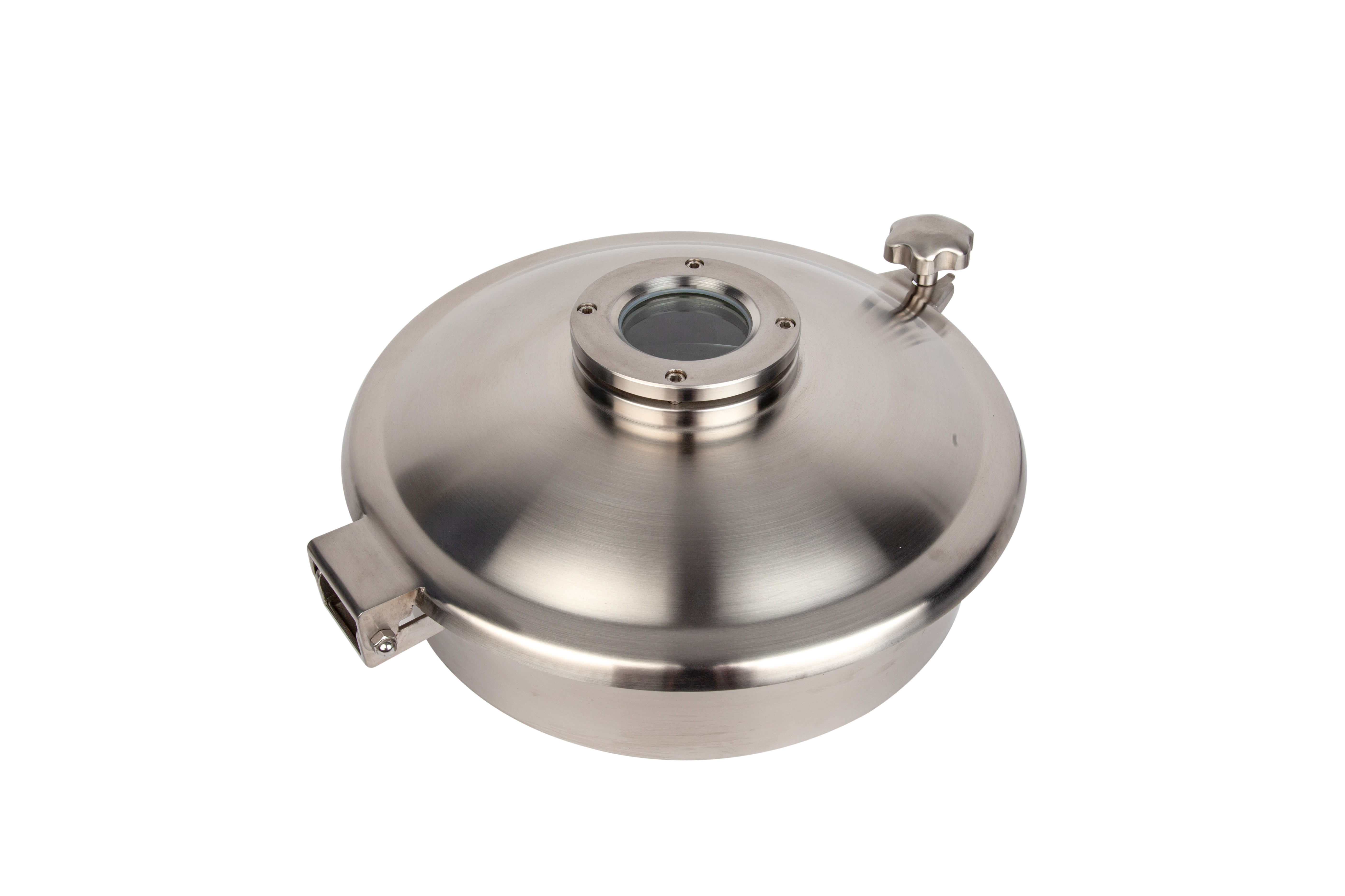 Manways hacia el exterior del tanque sanitario de 18" con mirilla