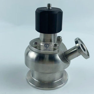 Válvula de muestreo de abrazadera aséptica de acero inoxidable de un solo puerto SS316L DN8