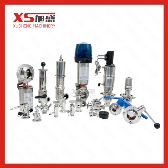 Válvulas de mariposa higiénicas sanitarias SS316L de acero inoxidable 101.6MM