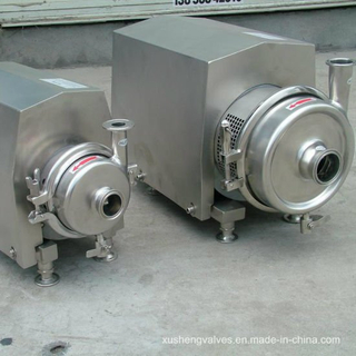 Bomba centrífuga de leche sanitaria de acero inoxidable con impulsor cerrado