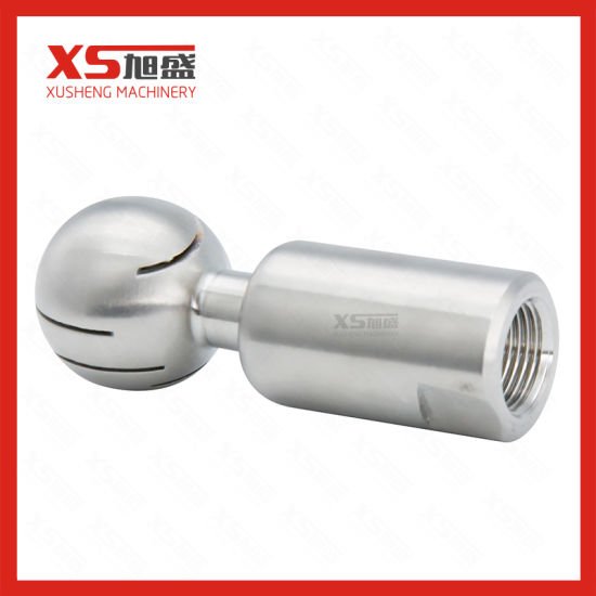 "Ss304 Saneamiento de acero inoxidable Rosca hembra Tanque CIP Spray Ball"