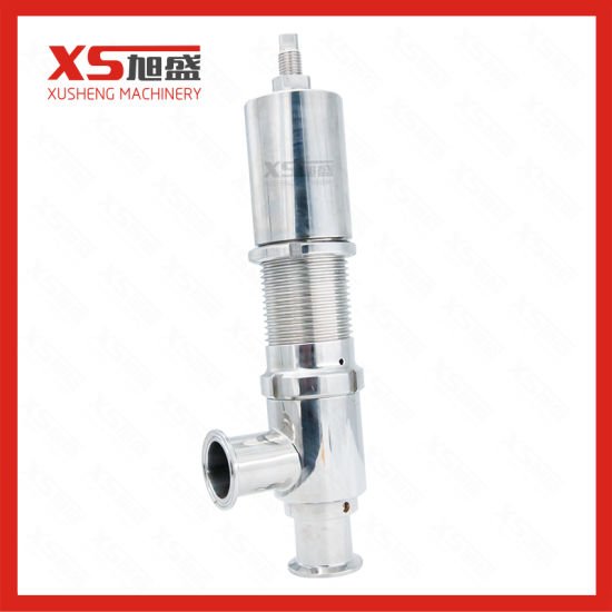 Válvulas sanitarias de alivio de presión Tri-Clamp de acero inoxidable