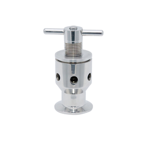 Válvula de ventilación ajustable sanitaria de acero inoxidable SS304 SS316L
