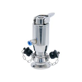 Válvula de muestra aséptica manual y neumática de acero inoxidable Sg/Q