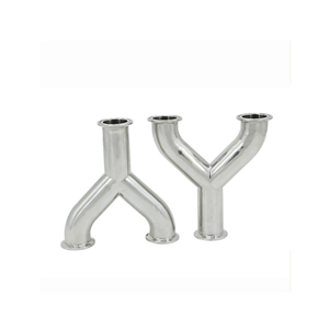 T sanitaria de acero inoxidable Tc Tri-Clamp Y