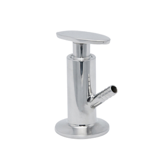 Válvulas de muestreo sanitarias de acero inoxidable de tipo normal Tri-clamp