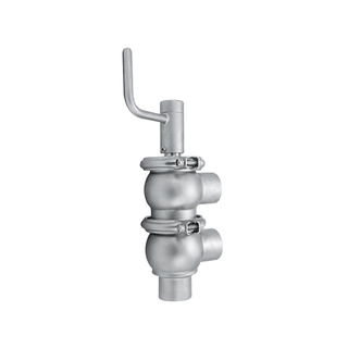 Válvula de desvío de control de flujo manual de acero inoxidable